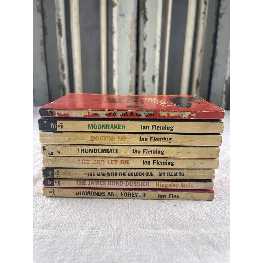 Lot of 8 James Bond 007 Paperback Books Ian Fleming/Kingsley Amis/O.F. Snelling - Picture 3 of 14